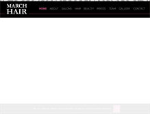Tablet Screenshot of marchhair.co.uk